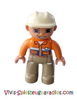 Lego Duplo Man Construction worker  (47394pb102)